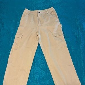Sandy Liang tan cargo pants size 6 nwot